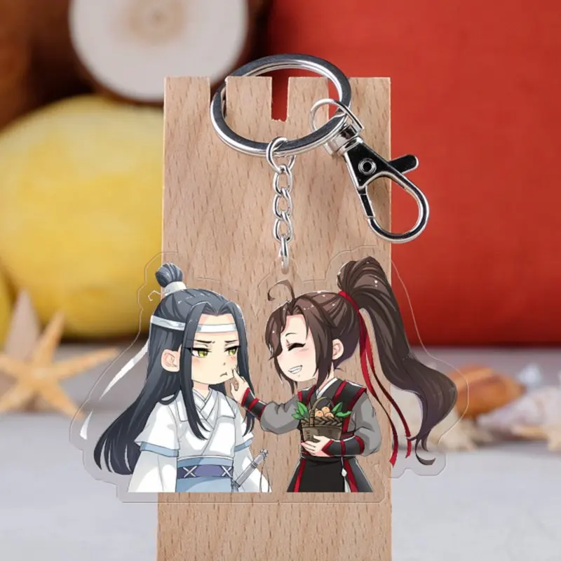 Аниме Mo Dao Zu Shi брелок модный мультфильм Grandmaster of Demonic Lan Wangji Wei Wuxian автомобильный брелок Подвеска ювелирные изделия