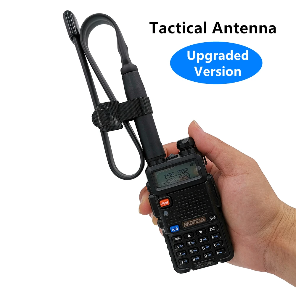 CS тактический иди и болтай Walkie Talkie антенна для Baofeng UV-5R UV-82 UV-XR UV-9R KSUN RETEVIS радио антенна SMA типа «мама» двухдиапазонный УКВ