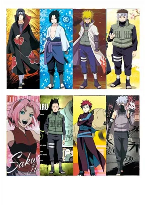 8 pcs lot japanese 2014 anime naruto sasuke kakashi akatsuki bookmark high quality for student s gift prize bookmark aliexpress