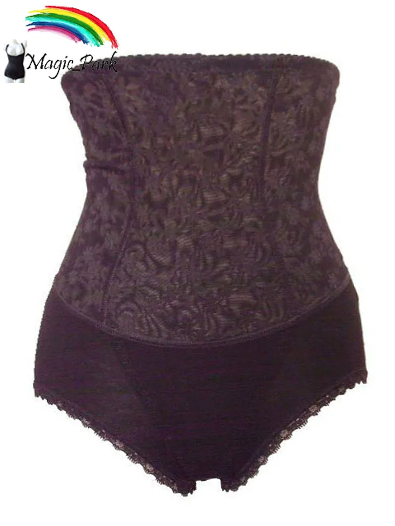 Mesh Underwear Extra High Rise Magic Body Shaper Waist Tummy Control Panties Plus size Shapewear