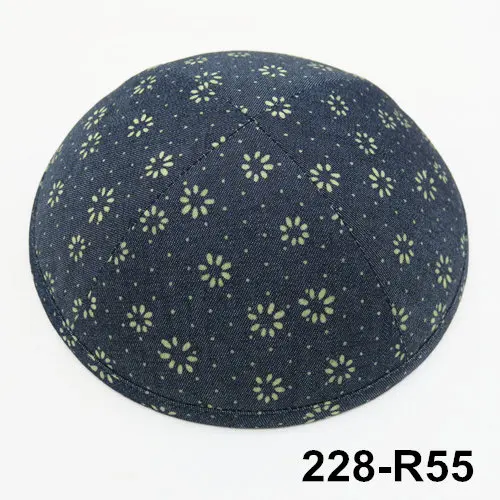 Джинсовая кепка 19 см kippot kippa yarmulke KIpa Skullies Beanies, Еврейская кипа с черепом