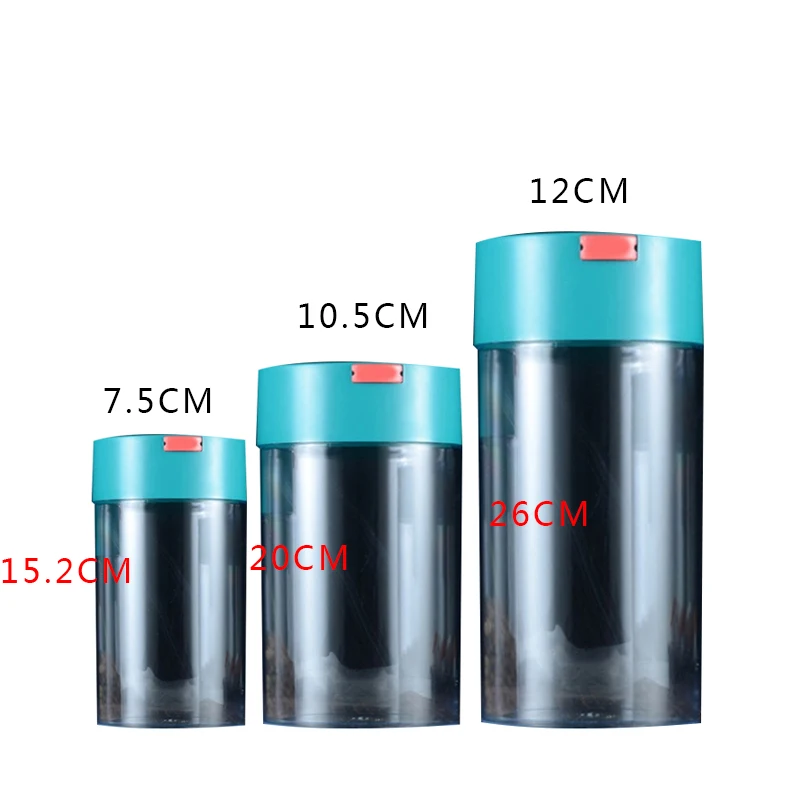 

Vacuum Containers Coffee Bean Fresh Can Damp Proof Tea Pot Food Seal Pot 3 Models Vacuum Sealer Pots For Seal Foods