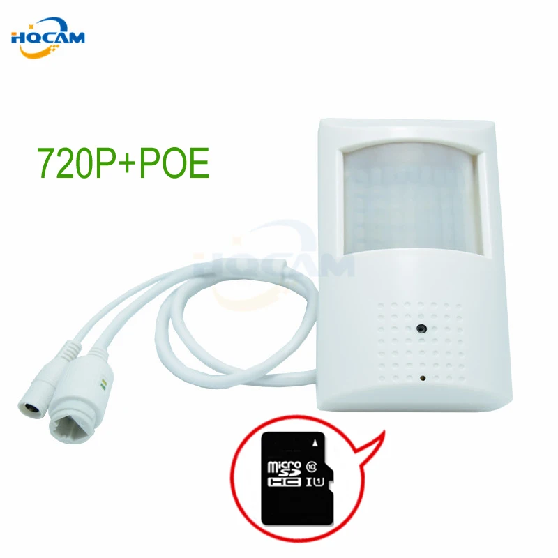 

Audio 720P Micro TF SD Camera POE Mini IP Camera Home Security Camera Indoor Security CCTV IP Kamera Support POE With SD Card