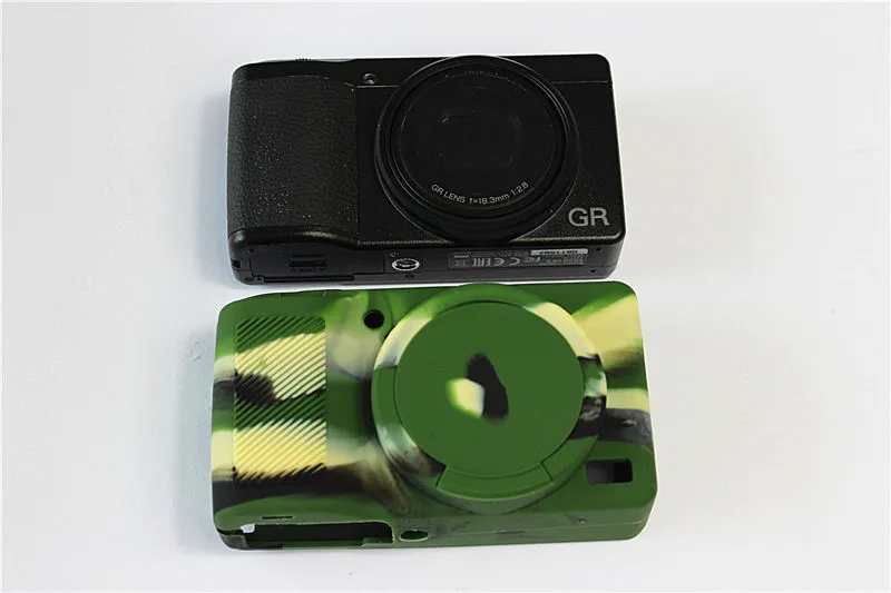 Кожа брони чехол корпус протектор для Ricoh GR3 GRIII резиновая для цифровой камеры крышка с отверстием для аккумулятора защитный чехол
