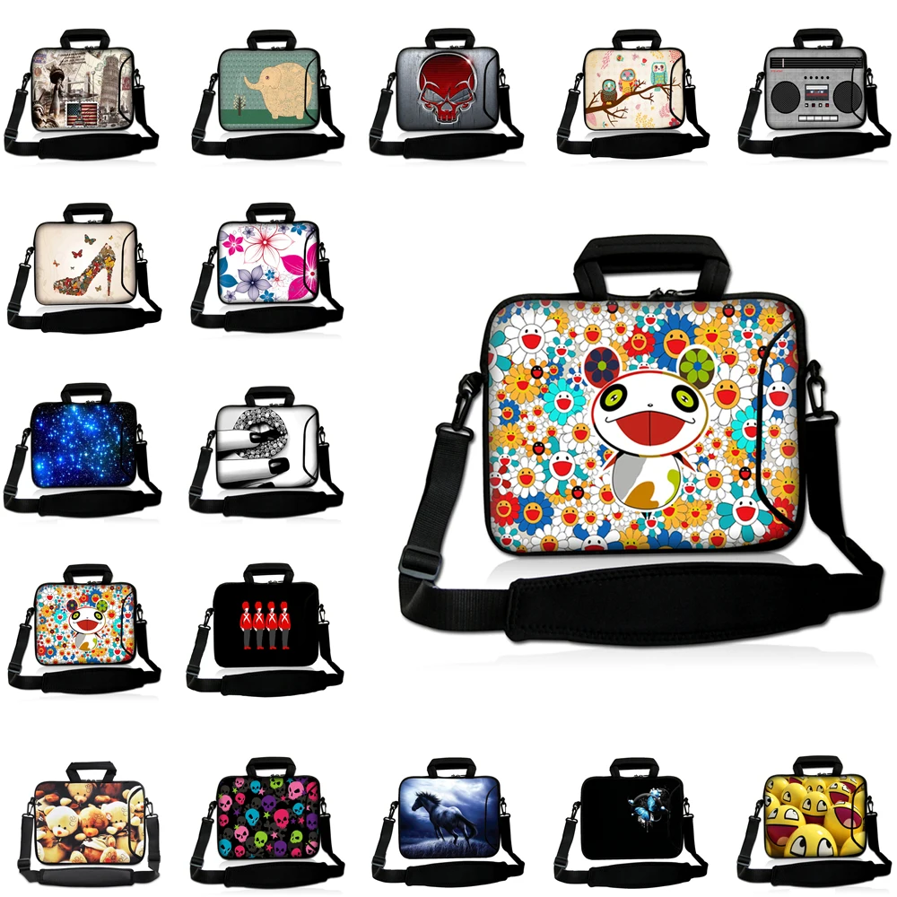 

Viviration Protector Neoprene 10 12 13 14 15 17 inch Laptop Messenger Handle Briefcase Computer Accessories Shockproof Pouch Bag