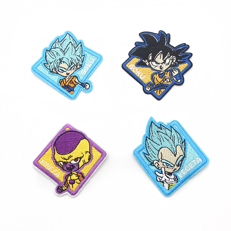 P2888 Dongmanli Dragon Ball Z вышитый значок аппликация швейная одежда джинсы аксессуары