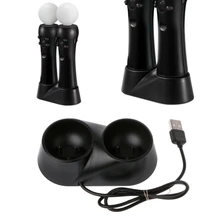 Двойная USB зарядная док-станция Подставка для PS4 playstation 4 VR PSVR контроллер