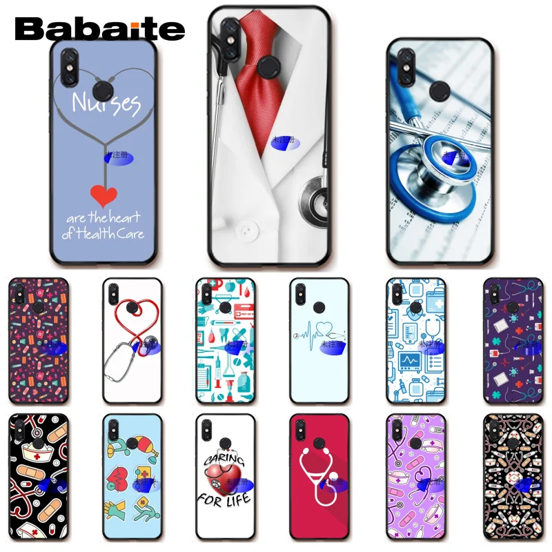 

Babaite Nurse Medical Medicine Health Heart Phone Case for Xiaomi MiA1 A2 lite F1 Redmi 4X 5Plus S2 Note7 Redmi Note4