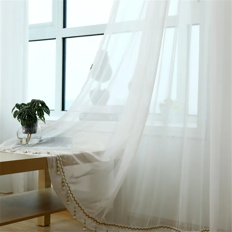 Terylene-Tulle-Window-Screening-Sheer-Voile-Gauze-Curtains-Blinds-for-Cafe-Hotel-Kitchen-Purdah-Living-Room