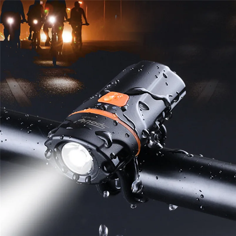 Torch Led Light Bicycle Head Light Front Handlebar Lamp Flashlight Waterproof LED Torch Flashlight Rechargeable Zaklamp 40JY2301
