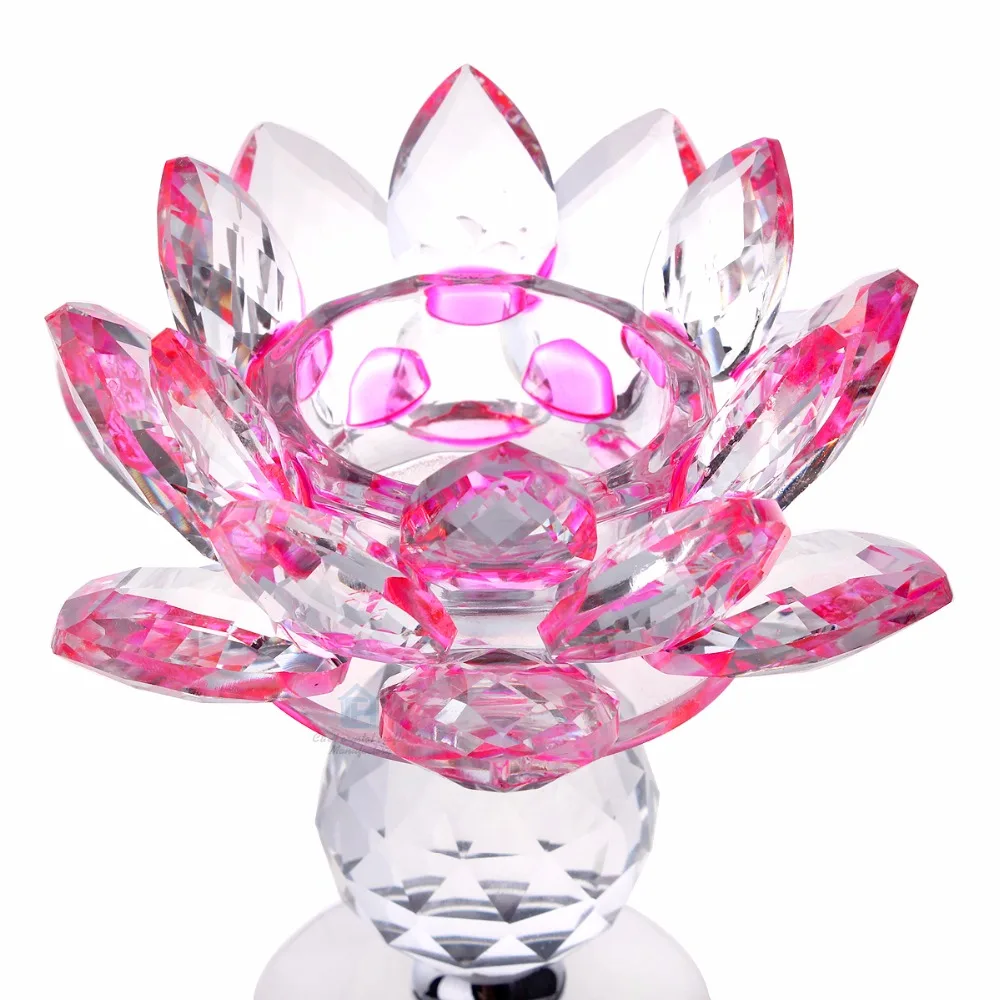 crystal lotus flower candle holder-7-1