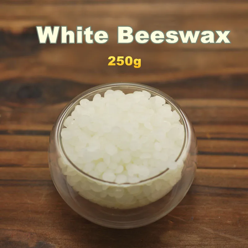 Натуральный воск пчелиный Белого Цвета бальзам для губ 250 г домашний