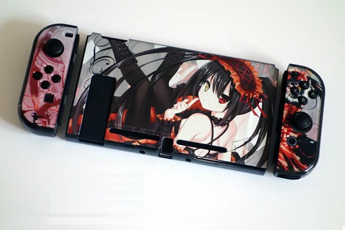 Защитный чехол Dockable для nintendo Switch с R+ L Joy-Con накладками контроллера - Цвет: Tokisaki Kurumi Case