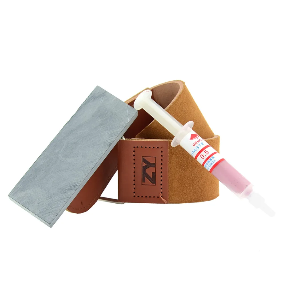 

ZY 3000# Grit Whetstone Waterstone Sharpening Straight Razor Natural Stone Kitchen Leather Sharpening Strop 0.5W Polishing Paste