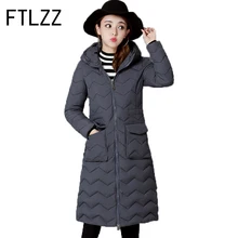 Woman Winter Coats And Jackets Slim Streetwear Cotton Ladies Hooded Parkas Mujer Invierno 2017 New Fashion Wear