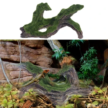 

4 Shape Aquarium Resin Artificial Driftwood Tree With Moss Fish Tank Ornament Decoration 2017 New yy56