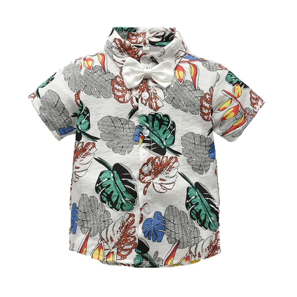 SAGACE, Детская футболка с короткими рукавами и галстуком-бабочкой для маленьких мальчиков топы, одежда топы, одежда JUN12