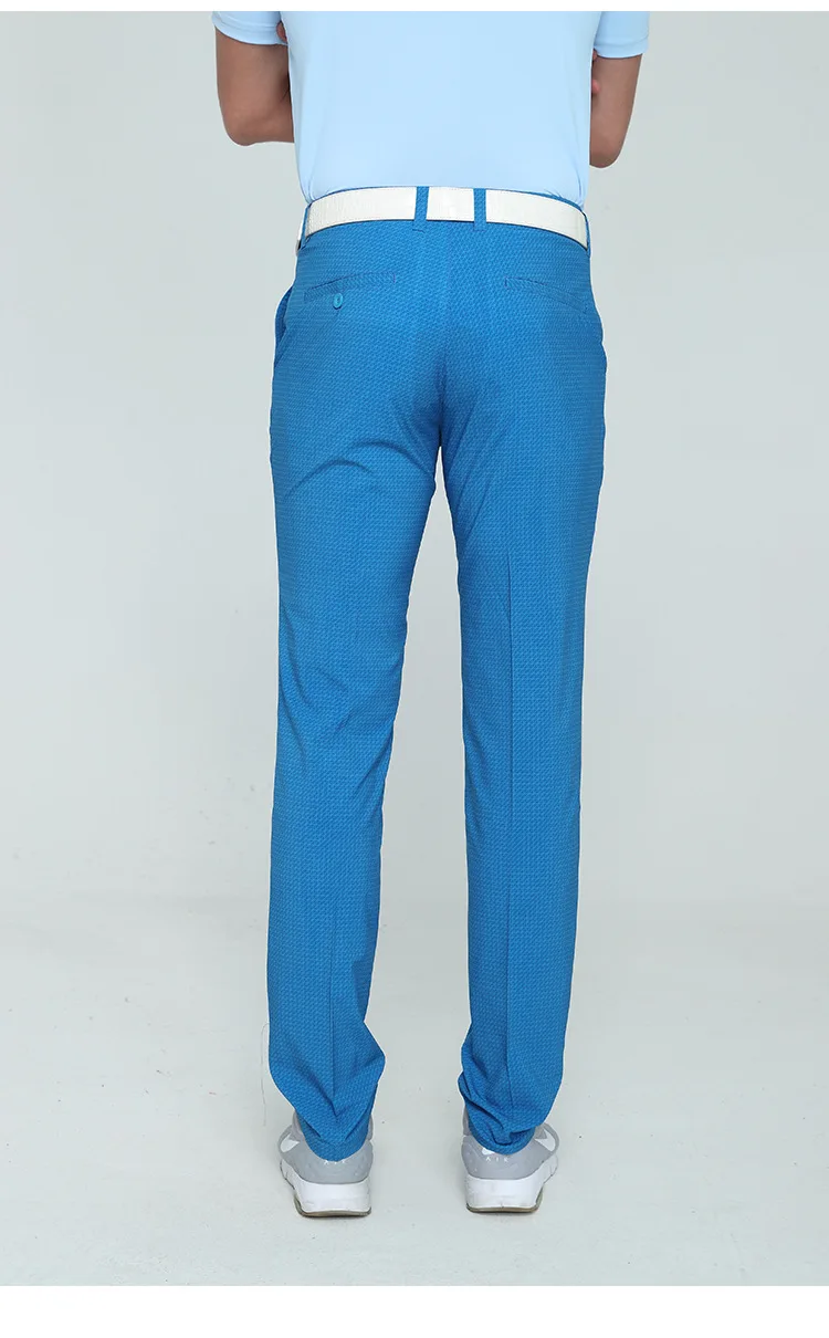 يفيريو جولف الرجال الرياضية منقوشة السراويل الصيف الجافة سريعة تنفس عرق كرة جولف السراويل