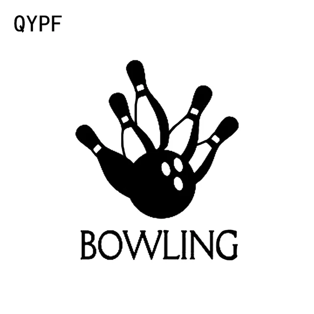 Cheap QYPF 12.2*14.9CM Bowling Game Leisure Decor Car Sticker Accessories Vinyl Sports Silhouette C16-1304 Cheap QYPF 12.2*14.9CM Bowling Game Leisure Decor Car Sticker Accessories Vinyl Sports Silhouette C16-1304