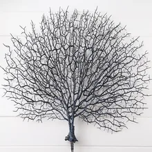 Украшение для свадебной вечеринки Павлин Коралловая ветка пластиковое декоративное дерево сушеные растения ветви искусственные растения Декор