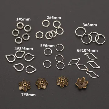 

New arrival wholesale diy 8mm metal ring Round Jump Rings fashion Twisted Copper Closed Rings Diy Vintage Findings Accessories