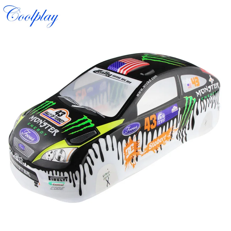 RC Car Spare Part Accessories Body Shell 190mm 1/10 PVC RC Model Drift Racing Car Cover 1:10 PVC Painted for RC Hobby Racing Car