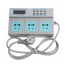 220 v AU Plugue Interruptor da Tomada de Tempo 16A Highpower Microcomputador Controle 3in1 Programmable Timer Digital Soquete Cabo de Extensão de 1.5 m