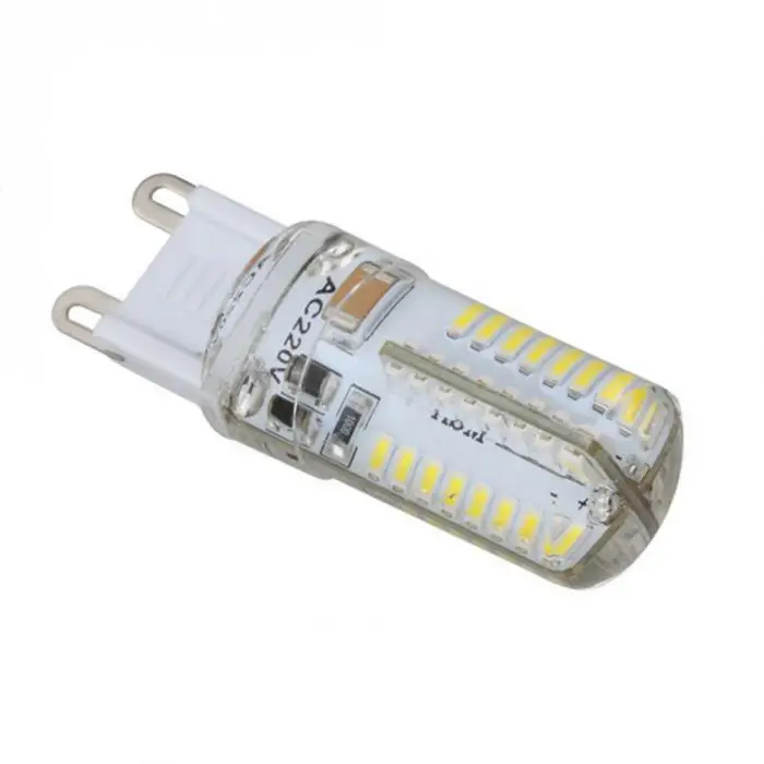 10 шт. G9 5 Вт светодиодный 3014 64SMD контактный цоколь светодиодный светильник теплый белый/белый CLH@ 8