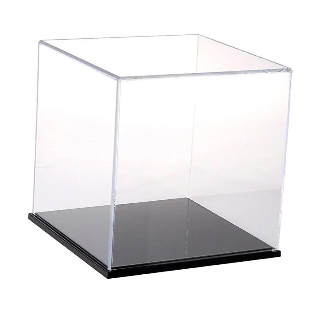 

Clear Figure Display Case Showcase Box for TV Movie Action Dustproof 8x8x8cm