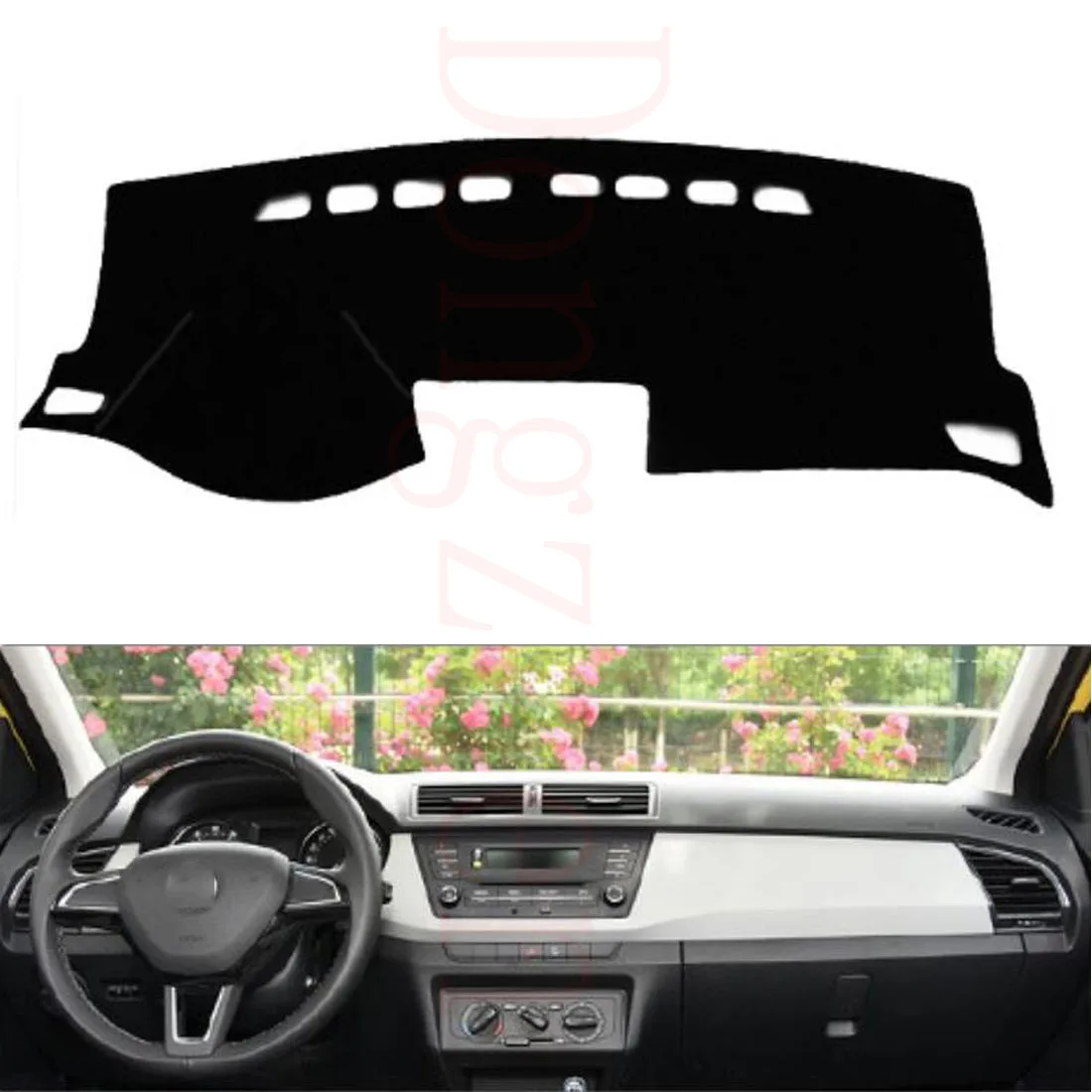 

Dongzhen Fit For Skoda Fabia 2015 to 2016 Car Styling Car Dashboard Cover Avoid Light Pad Instrument Platform Dash Board Cover