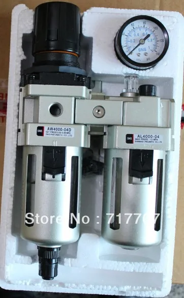AC4010-04D RC1/2'' Air Filter Combination F.R.L unit AC series (two union) SNS pnematic parts(AW4000-04D+AF4000) SMC type