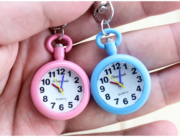 Новые популярные женские милые модные карманные часы бронзовые Кварцевые