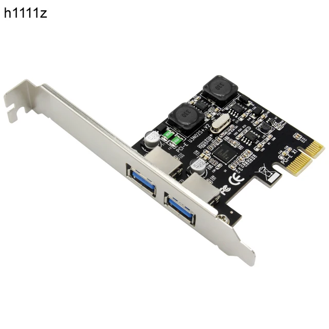 Extraordinary Offers 2 Port USB 3.0 PCI-E Expansion Card External  USB3.0 PCIe Card with 2 Power Module NEC Chip for Desktop PC Computer High Quality