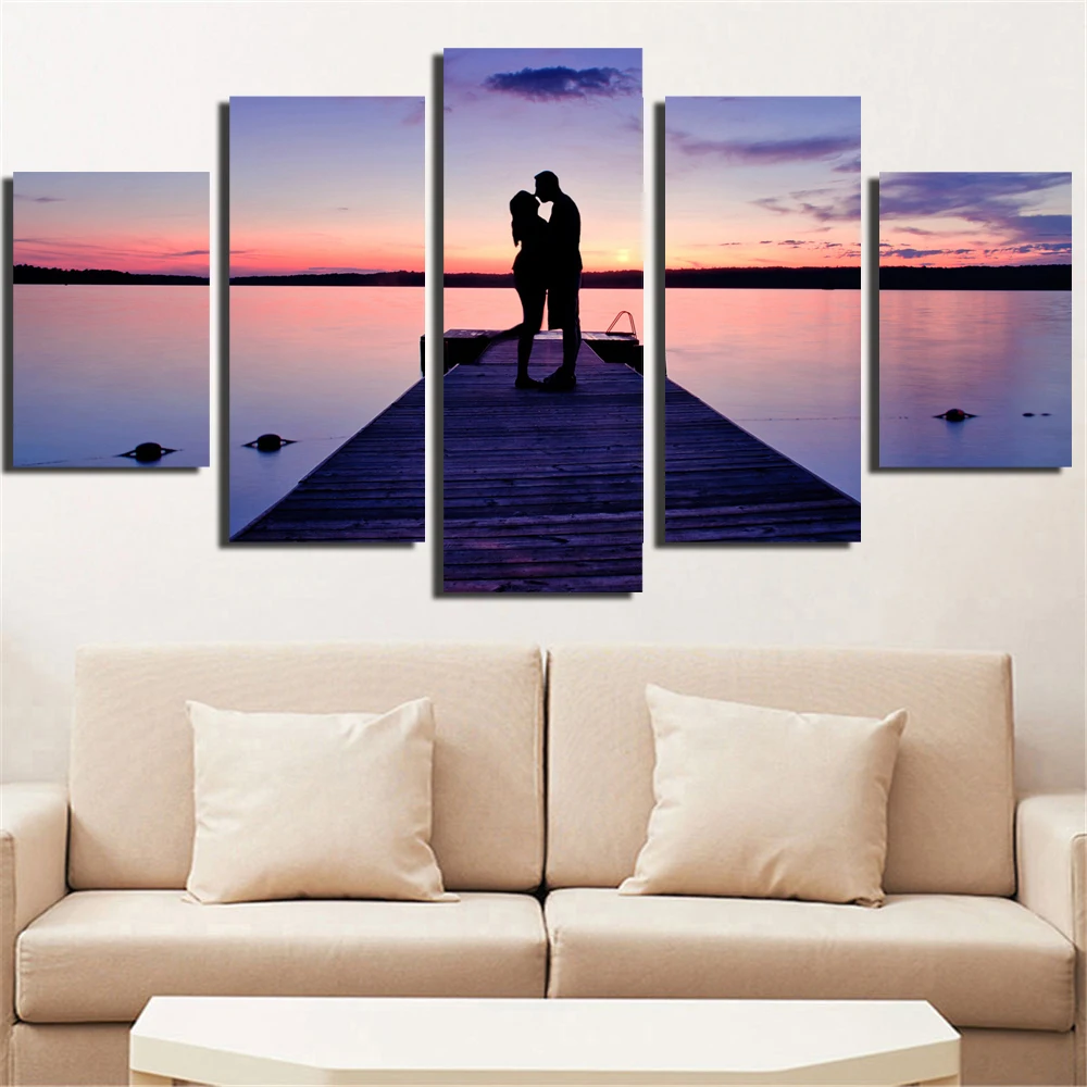 5 шт. декоративные картины на холсте без рамки|paintings couples|oil picturethe paintings |