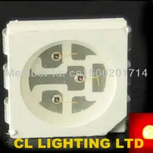 Чипсет Тайвань) 3-CHIP красный 5050 SMD светодио дный 625-630NM 1000 шт. 2,0 В 2,2(CE& ROSH
