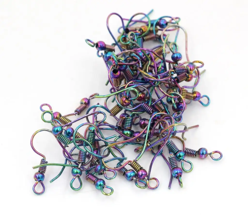 

50pcs/lot 20x17mm Fashion Colors DIY Earring Findings Clasps Hooks Jewelry Making Accessories Earwire -S4-33