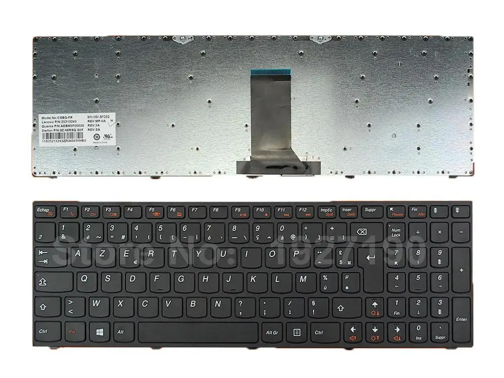 Новый FR ноутбук с французской клавиатурой для LENOVO B5400 M5400 черная рамка Win8 AZERTY