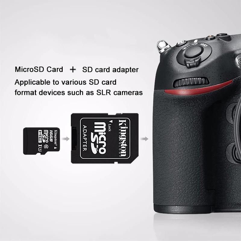 Kingston Micro SD карта 128 ГБ 256 Гб класс 10 Флэш памяти 64 32 16 TF microSDHC microSDXC microsd 8 для