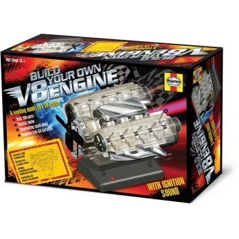 Modelo de Montagem do Motor do Ponto Presente de Aniversário Transparente Visual Runnable Brinquedos v8 10 Modelo de montagem do motor do ponto