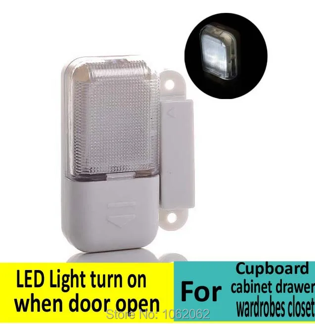 Cupboard Cabinet Drawer Wardrobes Closet Led Lights Light Turns On