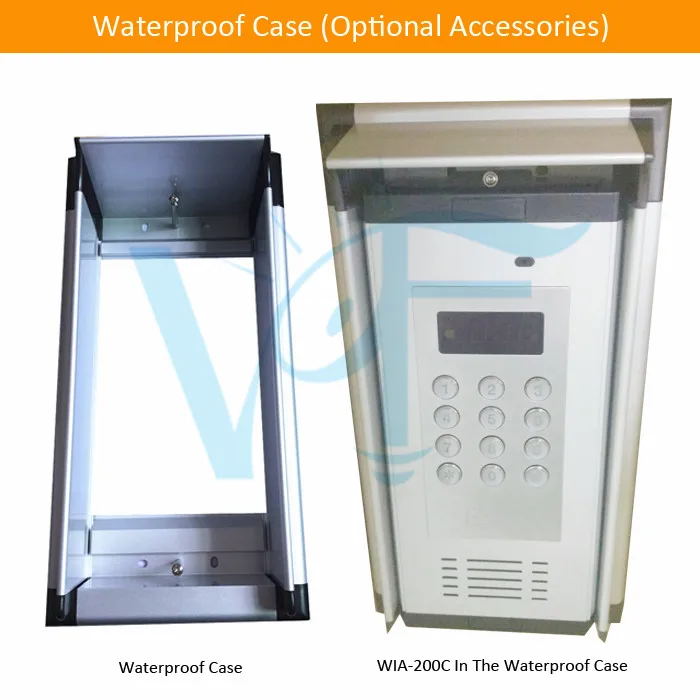 Waterproof Cover 3G Wireless Audio Gate Door Opener Door Entry