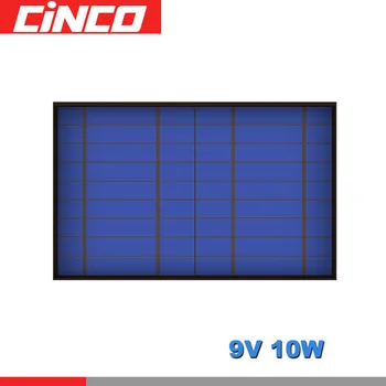 

9V 1120mA 10Watt 10W Poly Panel Solar Standard Epoxy monocrystalline Silicon DIY Battery Power Charge Module Mini Solar Cell toy