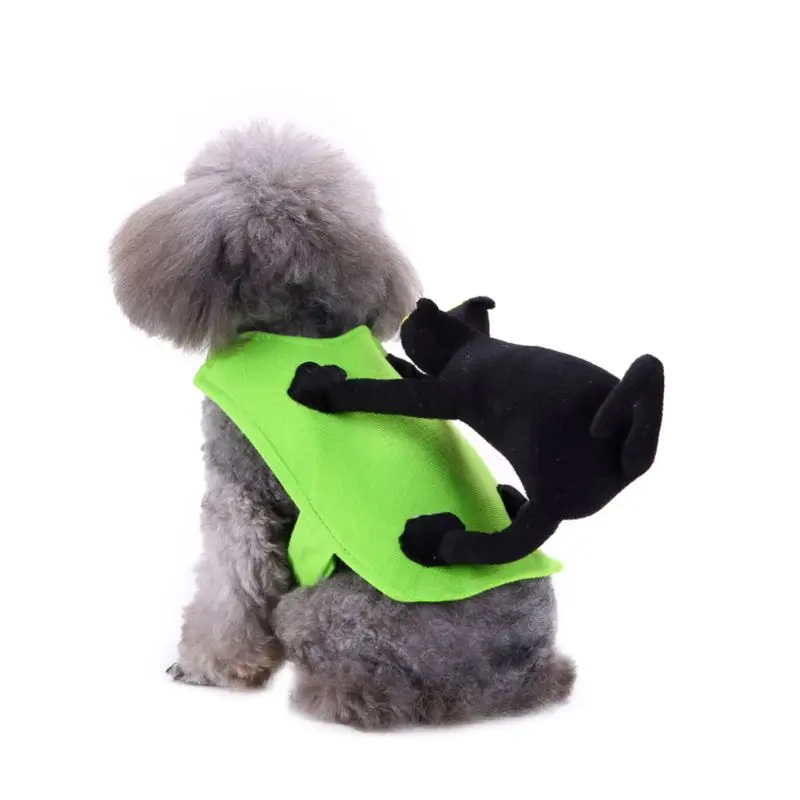 

Pet Green Funny Halloween Coat Costume for Small Medium Dogs Puppy Winter Jackets Clothes