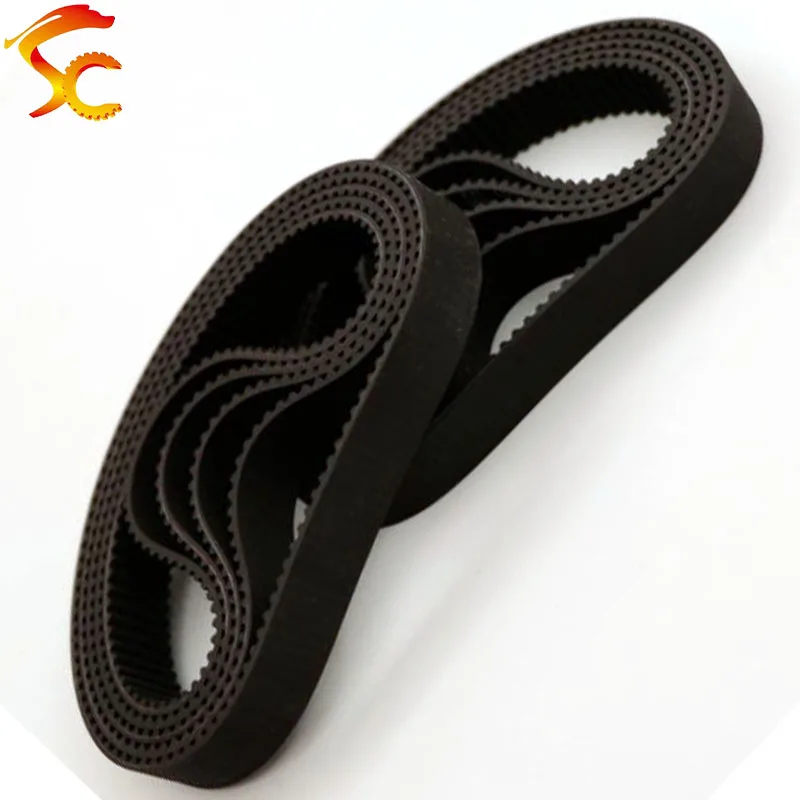 

HTD 3M Belt 3M-375 length 375mm Teeth 125 closed loop rubber Drive Belt width 6mm/10mm/15mm