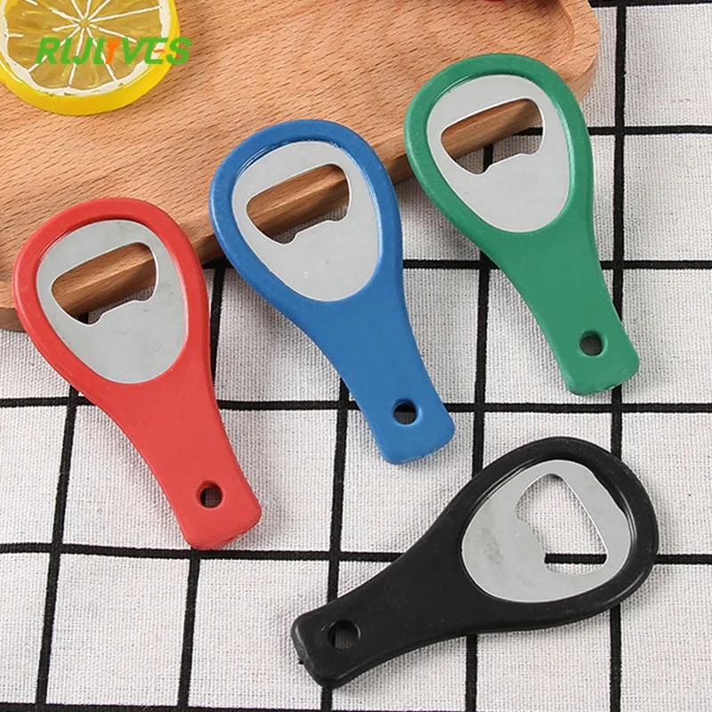 

Bottle Opener Stainless Steel Flat Bottle Opener Tool Bar Beer Wine Openers