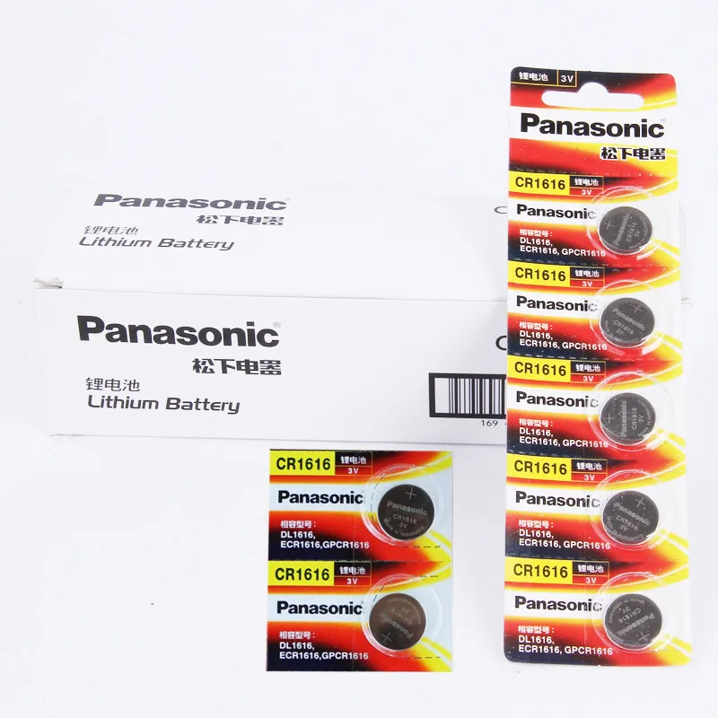 100x Panasonic CR1616 Button Cell Coin Batteries CR1616 Car Remote