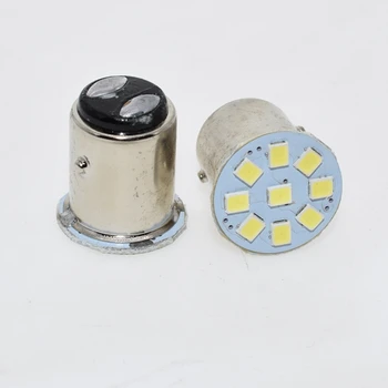 

Gros 10 pcs/lot + Voiture LED SMD lumiere eclairage ampoules 1157 BA15D 2835 9 LED SMD de frein tournez sauvegarde lumiere livra
