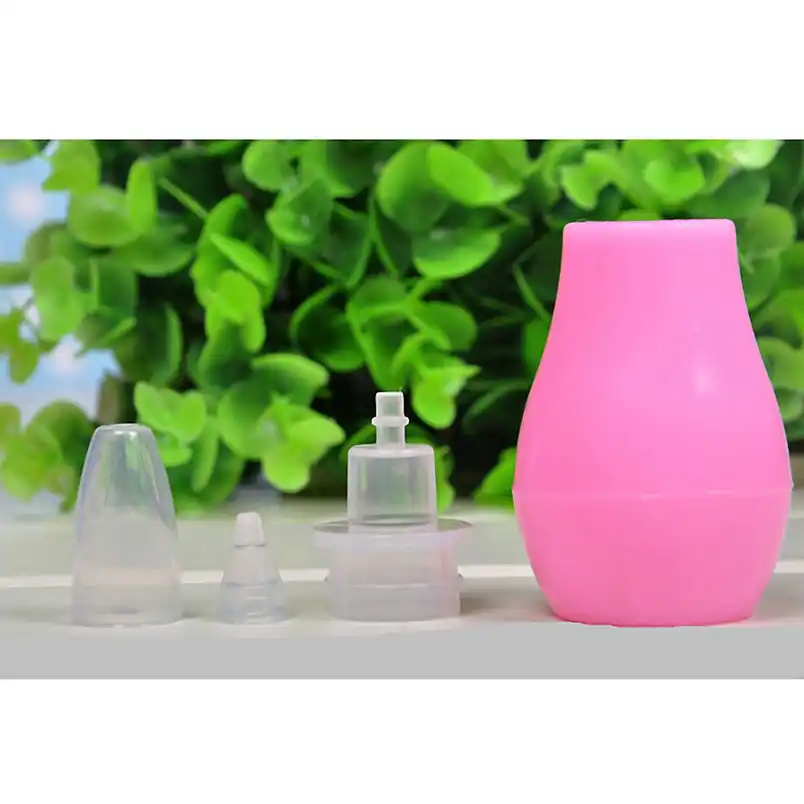 Safe Baby Nasal Aspirator Mucus Suction Bulb Reusable Booger Sucker