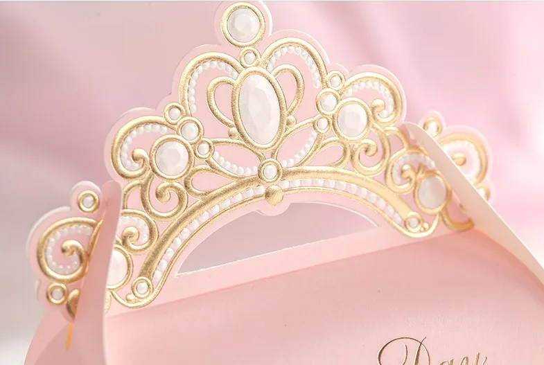 Большой размер роскошные свадебные коробочки 2017 золотой розовый коробки конфет