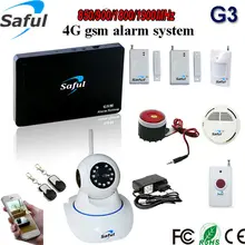 Inalámbrico 315/433 MHz sistema de alarma gsm control remoto función de propaganda wifi cámara ip 720 P seguridad casa Mejor combinación